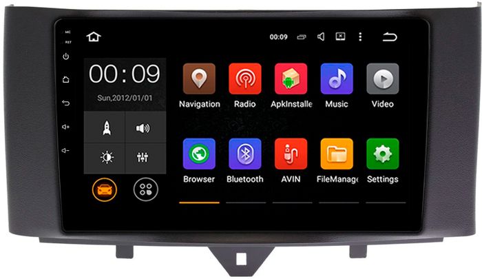 Магнитола для Smart ForTwo/ForFour 2012-2015 - Airok RX-2508 Android 13, Быстрая, SIM-слот