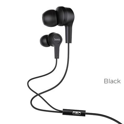 Гарнитура HOCO M50, вакуумные, разъем Jack, кабель 1.2 м Black