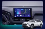 Магнитола для Toyota RAV4 5 2019-2022 (Китай) - Parafar PF568T4U2K на Android 13, Быстрая, QLED+2K, CarPlay, 4G SIM-слот