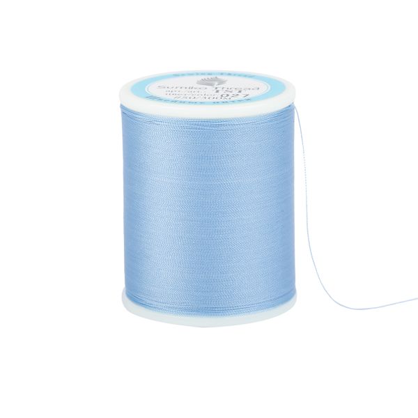 Нитки для трикотажных тканей SumikoThread 300 м, (328 ярд), 027 голубой