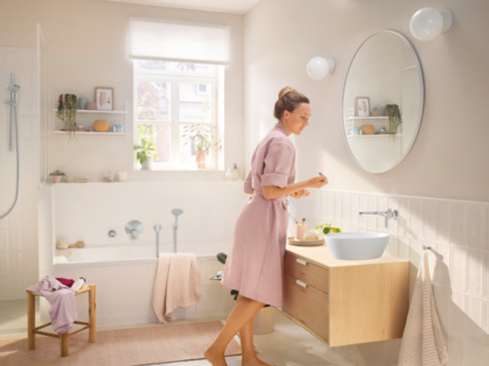 Смеситель для раковины Hansgrohe Rebris S однорычажный, настенный 72528000