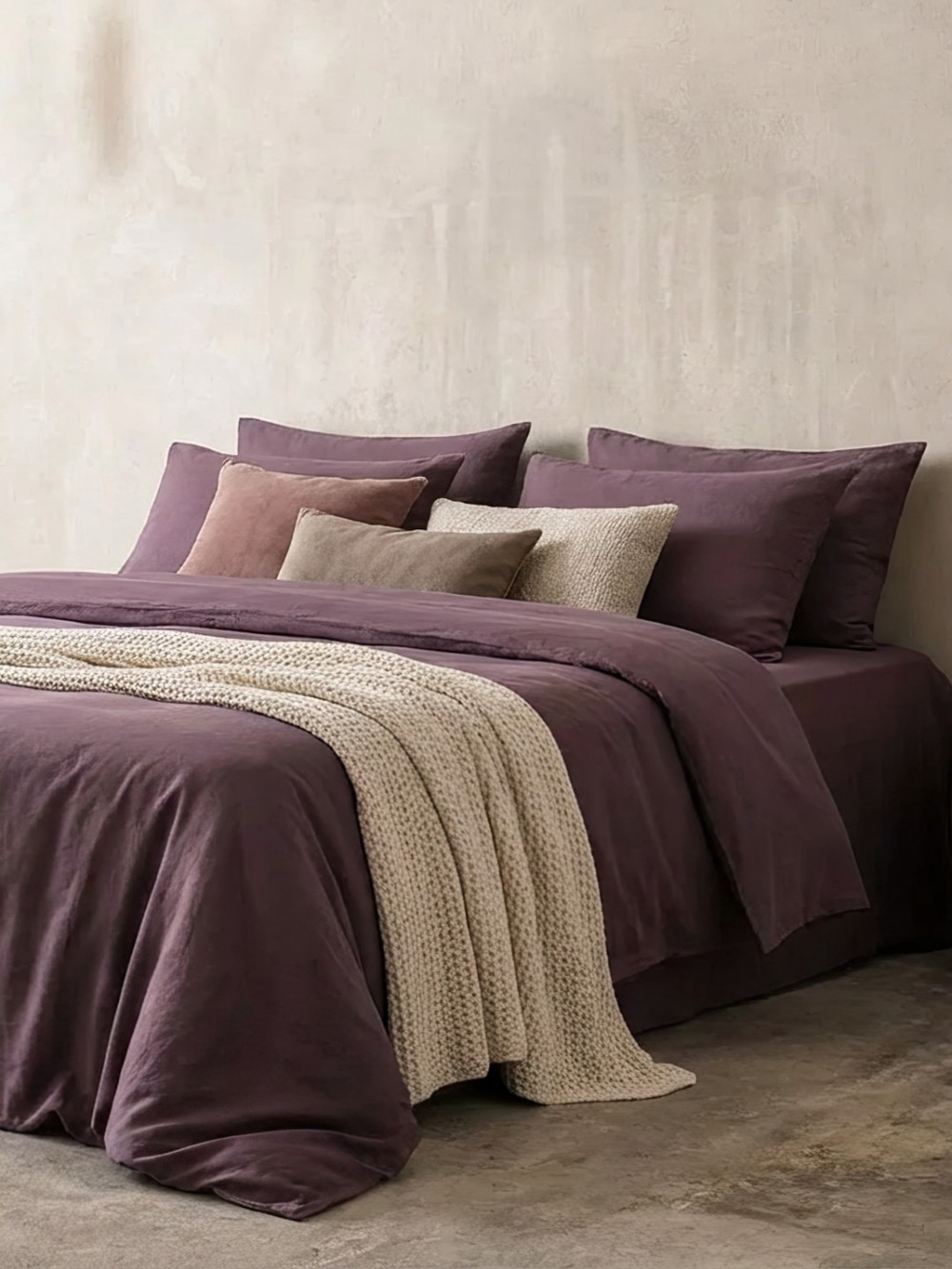 КПБ MAJOLİ Stonewashed CHARM 1,5-сп. под. 160*220, прост. 160*240, нав. 50*70-1шт. Вар. Хлоп.