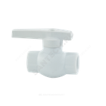 Кран шаровой PP-R белый Дн 40 внутренняя пайка VALFEX 10144040