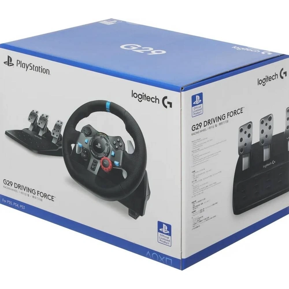 Руль Logitech G29 14кноп. (с педалями) черный (941-000142)