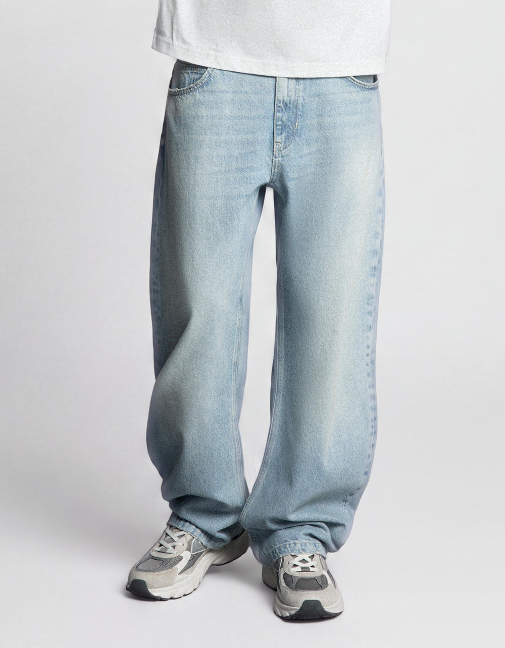 Мужские джинсы twisted barrel fit - BERSHKA