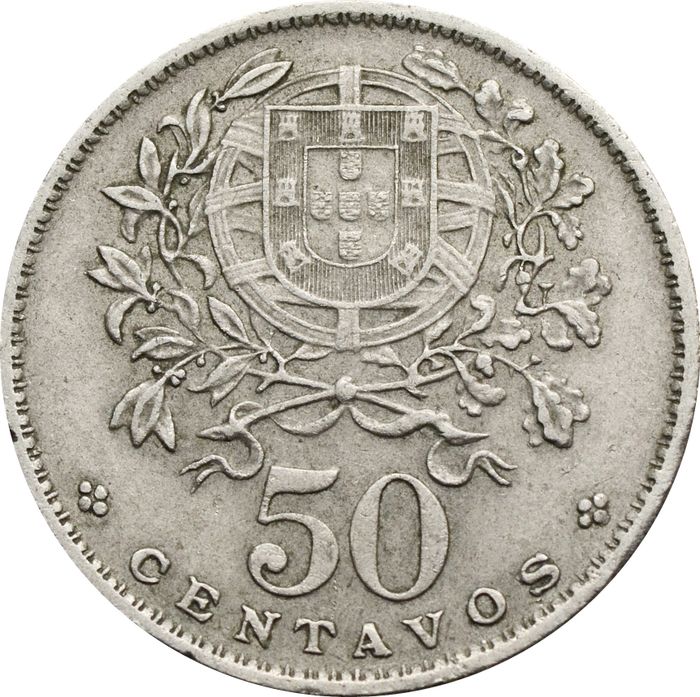 50 сентаво 1927-1968 Португалия