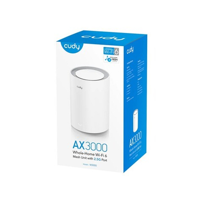 Cudy M3000 Wi-Fi 6 Mesh-система AX3000 1-Pack