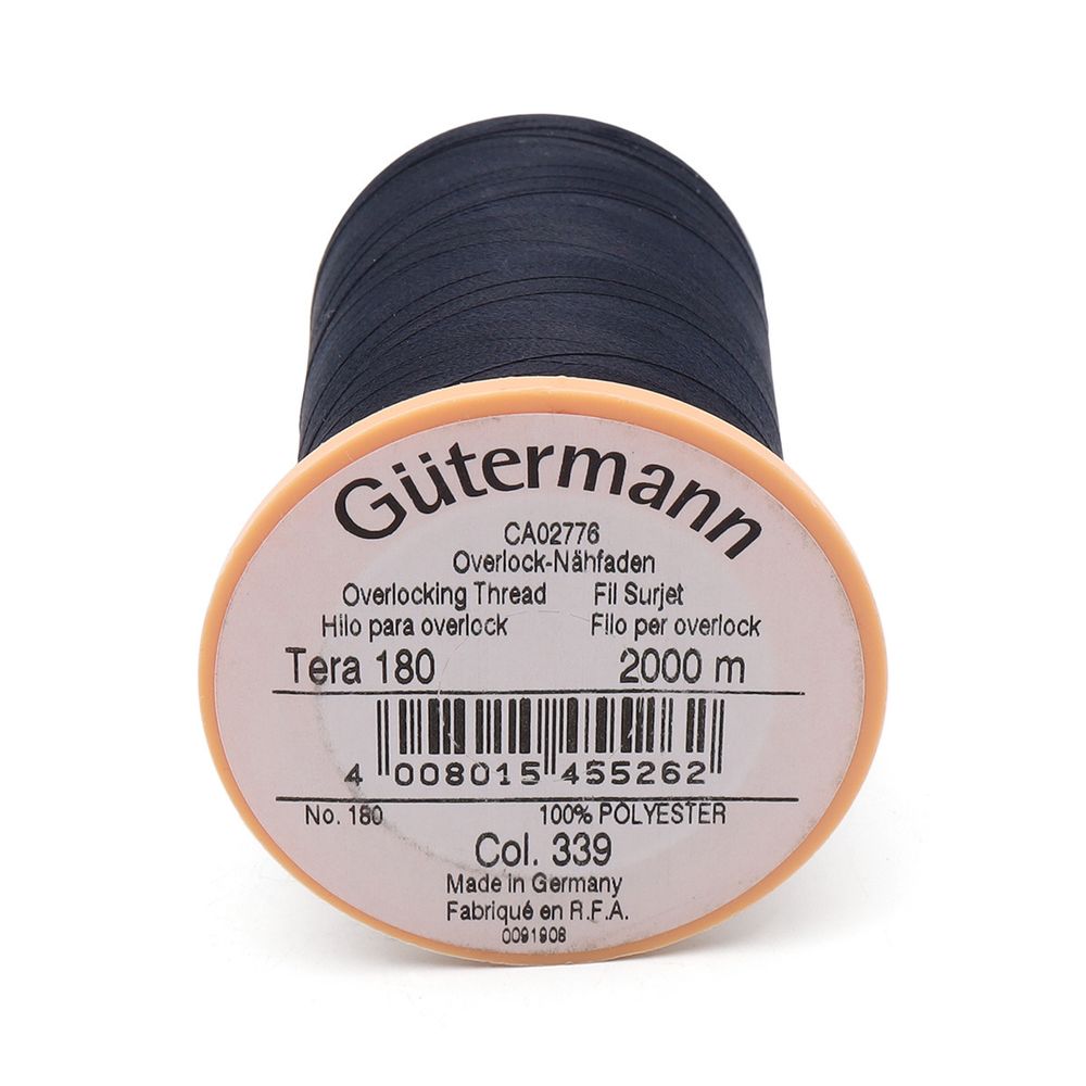 Нитка филаментная Gutermann Tera 180 (2000 метров), 1 кат. | 339 т.чернильно-синий