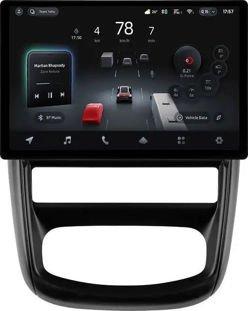 Магнитола для Renault Duster 1 2010-2015 - Teyes CC4-PRO монитор 13" 2K QLED на Android 13, Быстрейшая, Snapdragon 778G, ИИ, CarPlay, DSP, 4G SIM-слот