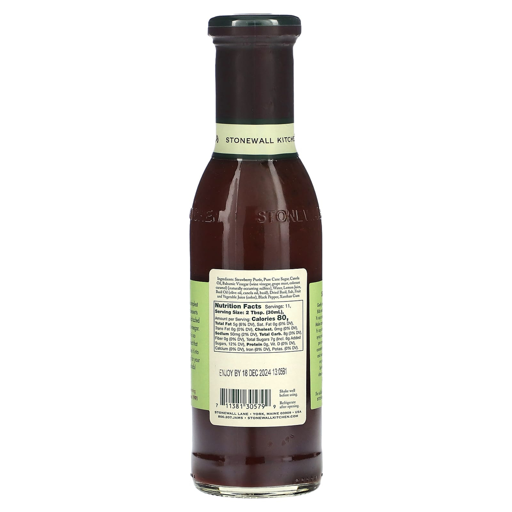 Stonewall Kitchen, бальзамическая заправка с клубникой, 330 мл (11 жидк. унций)