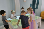 Интерактивная песочница Ronplay Sandbox Большая (Мобильная) для 12 детей
