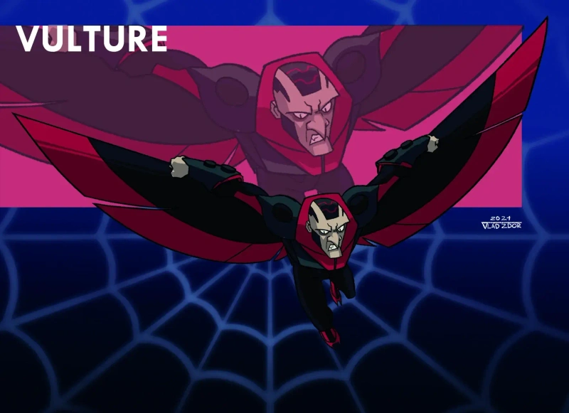 Открытка «Spectacular Spider-Man: Vulture»