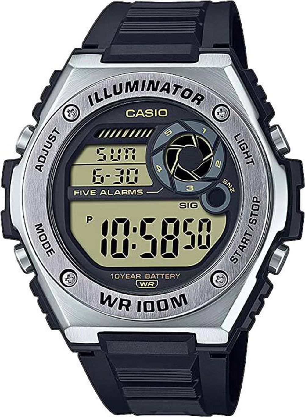 Японские наручные часы Casio Collection MWD-100H-9AVEF