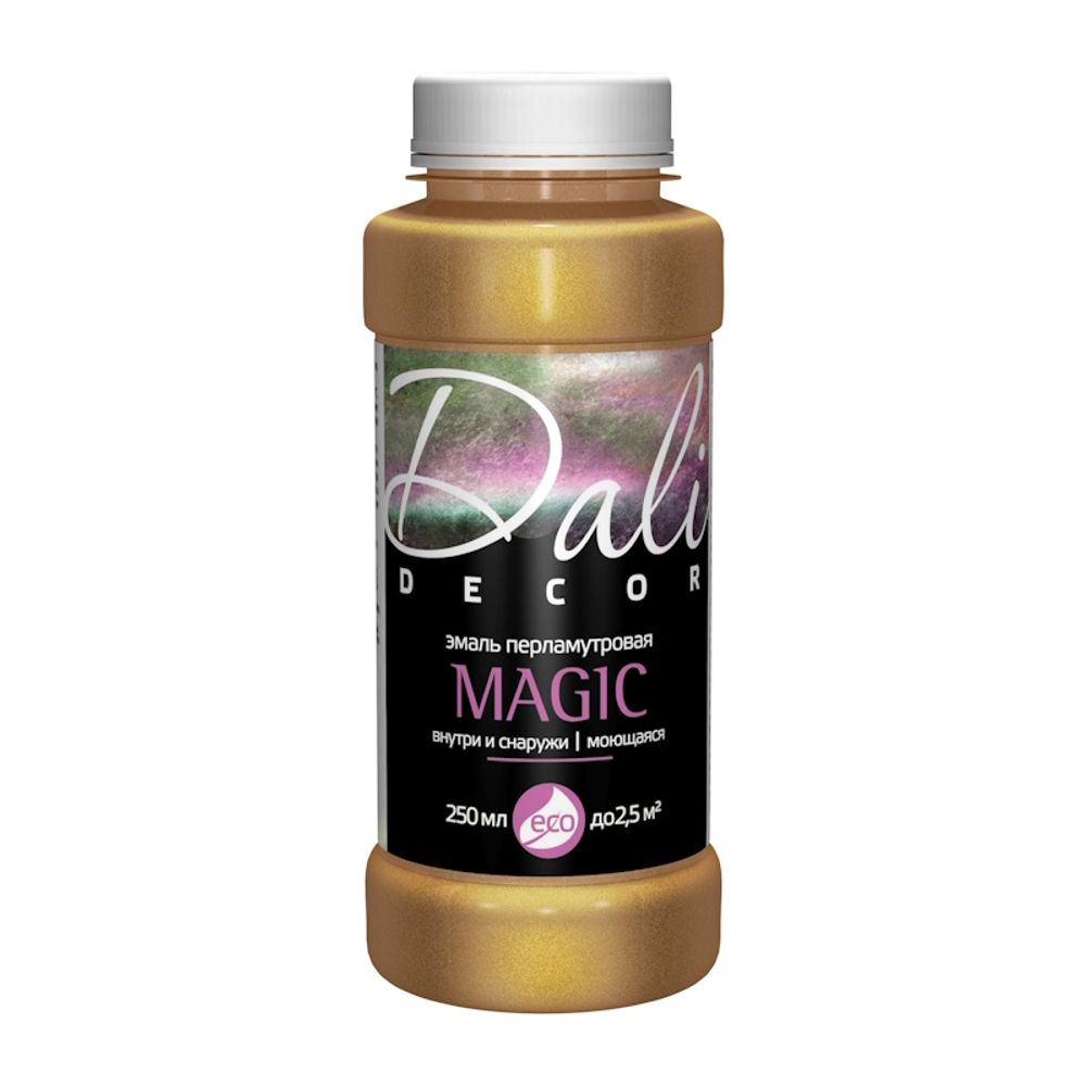 Эмаль акрил. DALI Decor Magic перламутр. медь 0,25л (Рогнеда) НЕМОРОЗОСТОЙКАЯ от + 5 С Эмаль акрил. DALI Decor Magic перламутр. медь 0,25л (Рогнеда) НЕМОРОЗОСТОЙКАЯ от + 5 С
