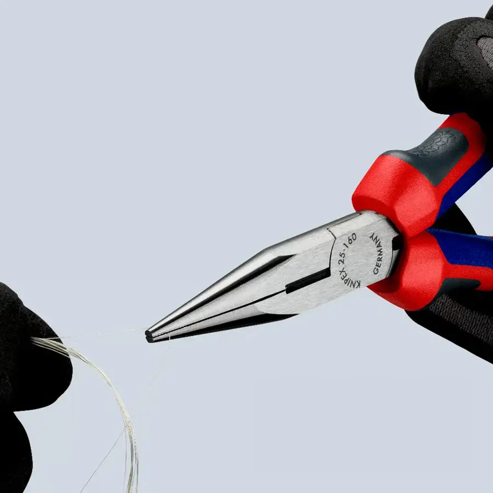 Длинногубцы чернёные 160 мм Knipex 25 02 160