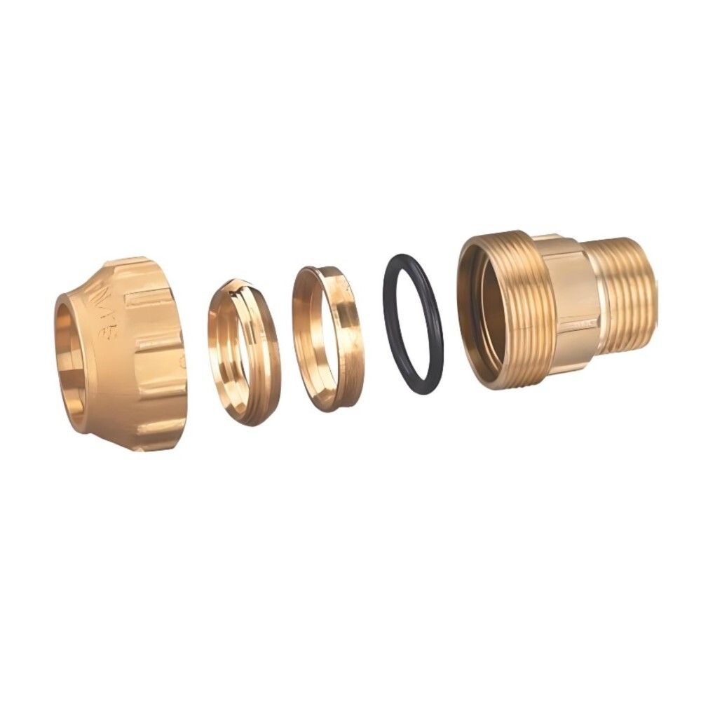 ПНД Муфта ЛАТУН Ф32 х 1"1/4Ш. ViEiR (50/4шт)