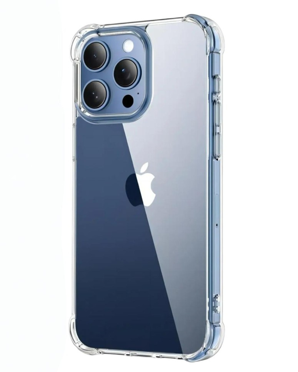 Чехол-накладка силикон 1.5мм i-Phone 14 Pro прозрачный противоударный тех.пак
