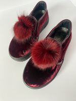 Бархатные слипоны Miss Grant, 28