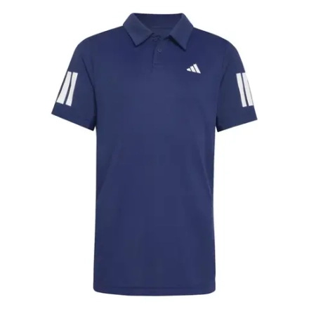 Детская теннисная футболка Adidas Club Tennis 3 Stripes - dark blue