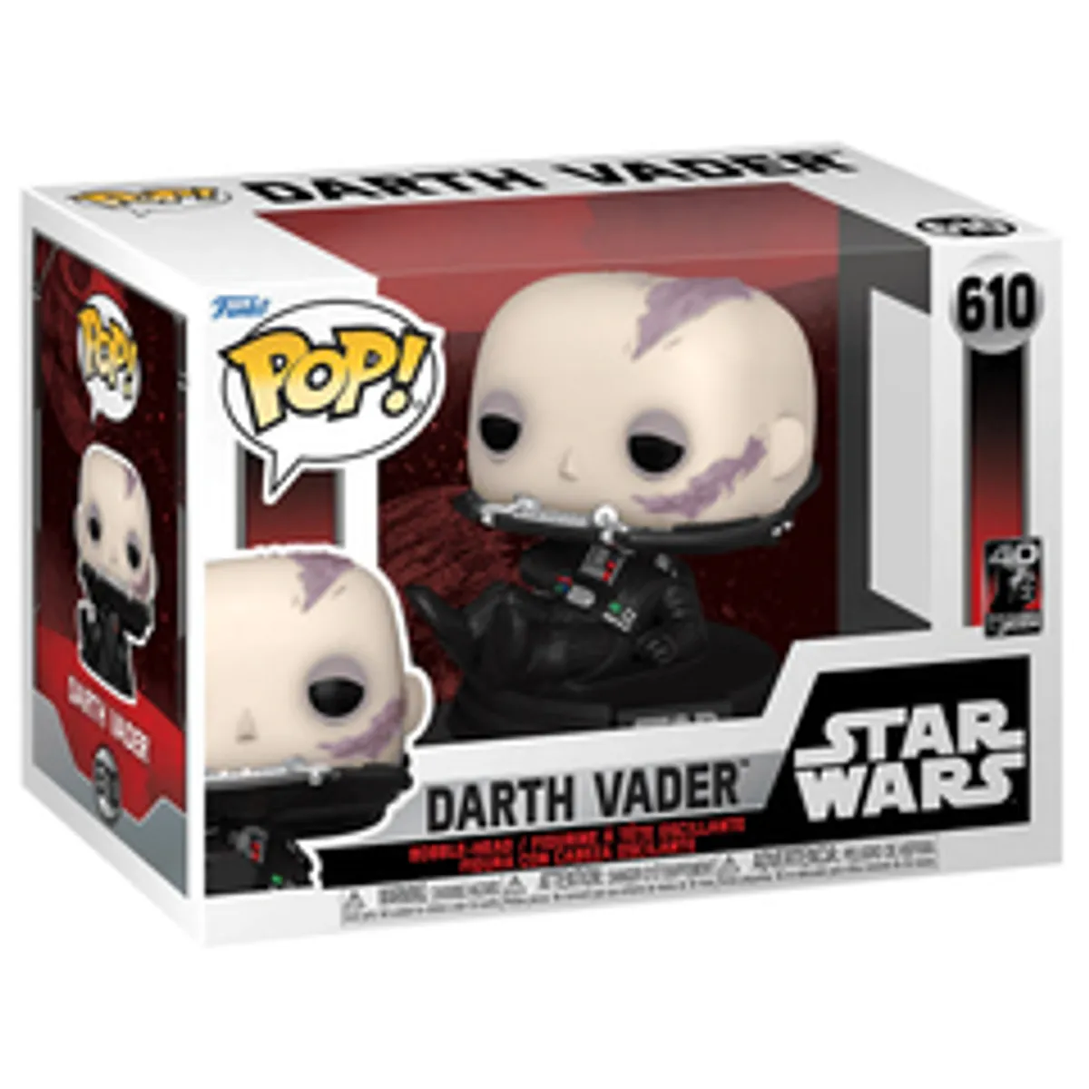 Фигурка Funko POP! Star Wars: Darth Vader (Unmasked) (610)