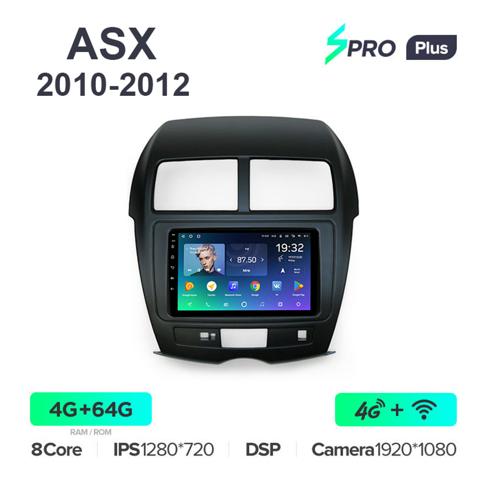 Teyes SPRO Plus 10,2"для Mitsubishi ASX 2010-2012