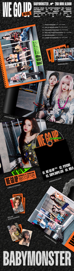 Альбом BABYMONSTER - 2nd MINI ALBUM [WE GO UP] (GO Ver.)