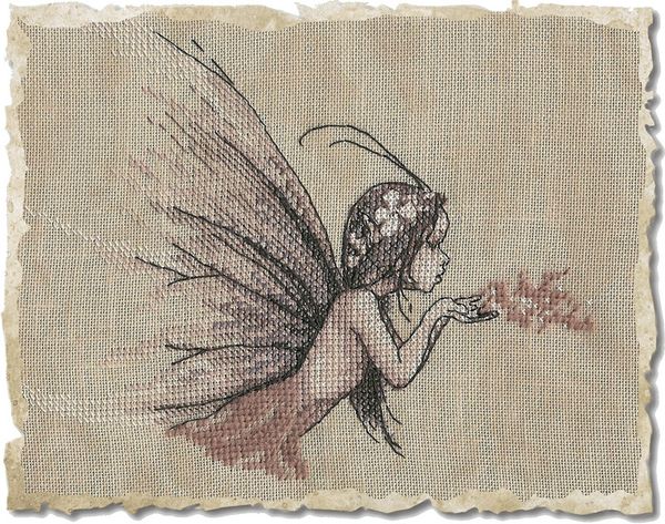 Набор для вышивания нитками Nimue, Poussière de Fée (Волшебная пыльца), 12х16 см