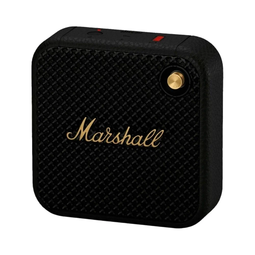 Портативная акустика Marshall Willen, Black & Brass (Черный)