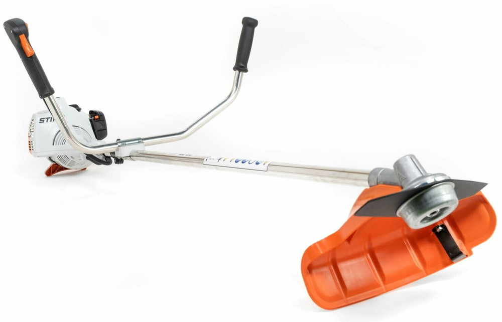 Триммер STIHL FS55 бензиновый, ширина скашивания 55см, полная комплектация с катушкой и ножом ОРИГИНАЛ