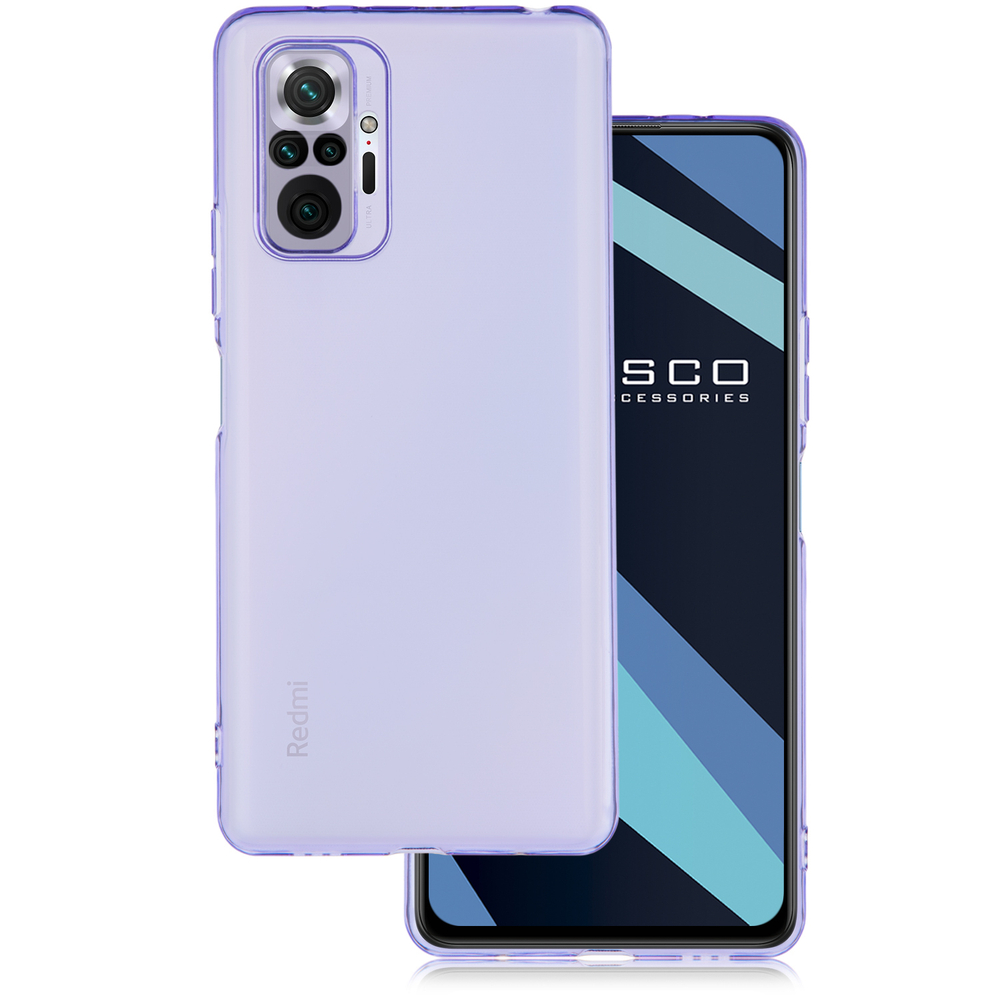 Чехол ROSCO для Xiaomi Redmi Note 10 Pro оптом (арт. XM-RN10P-TPU-PURPLE)