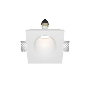 Встраиваемый точечный светильник 1*GU10 DL001-WW-01-W белый Gyps Modern Maytoni