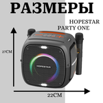 Портативная Bluetooth-колонка Hopestar "Party One", 12500mAh, 80Вт, FM-радио