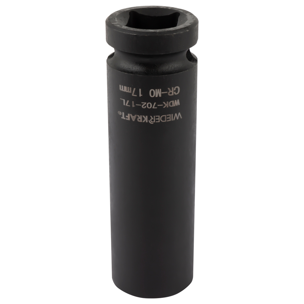 WDK-702-17L Головка торцевая ударная глубокая тонкостенная 1/2", 6 граней, 17 мм