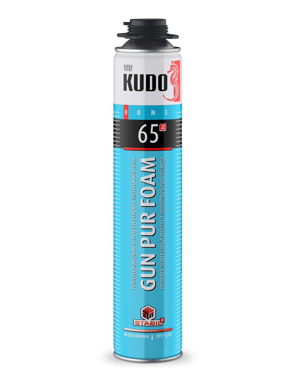 Пена полиуретановая монтажная профессиональная всесезонная KUDO HOME 65