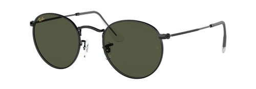 Солнцезащитные очки Ray-Ban Round Metal RB3447 919931 Polished Black