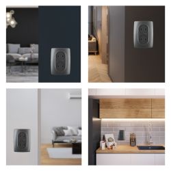 Розетка ЭРА Серия 12 12-2107-12 двойная без заземления 2X2P16A-250В IP20 графит | Эра 12