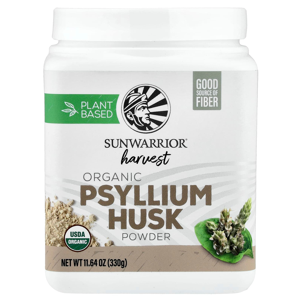 Sunwarrior, Harvest, порошок из органической шелухи семян подорожника, 330 г (11,64 унции)
