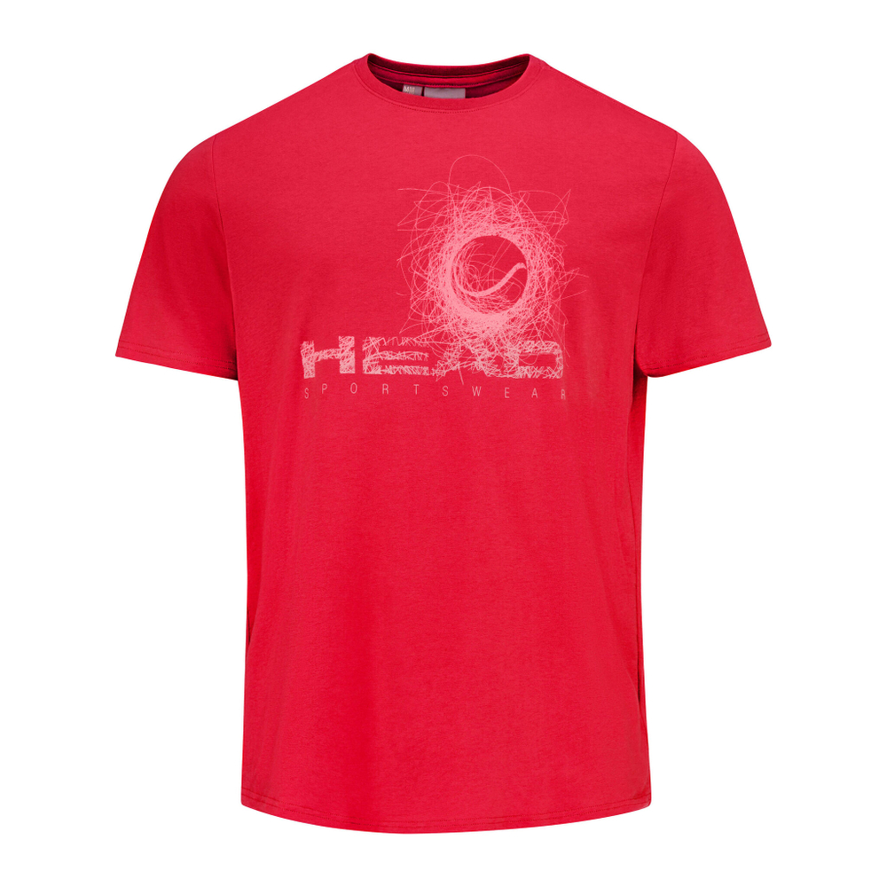 Мужское теннисное поло HEAD Vision T-Shirt Men - Red