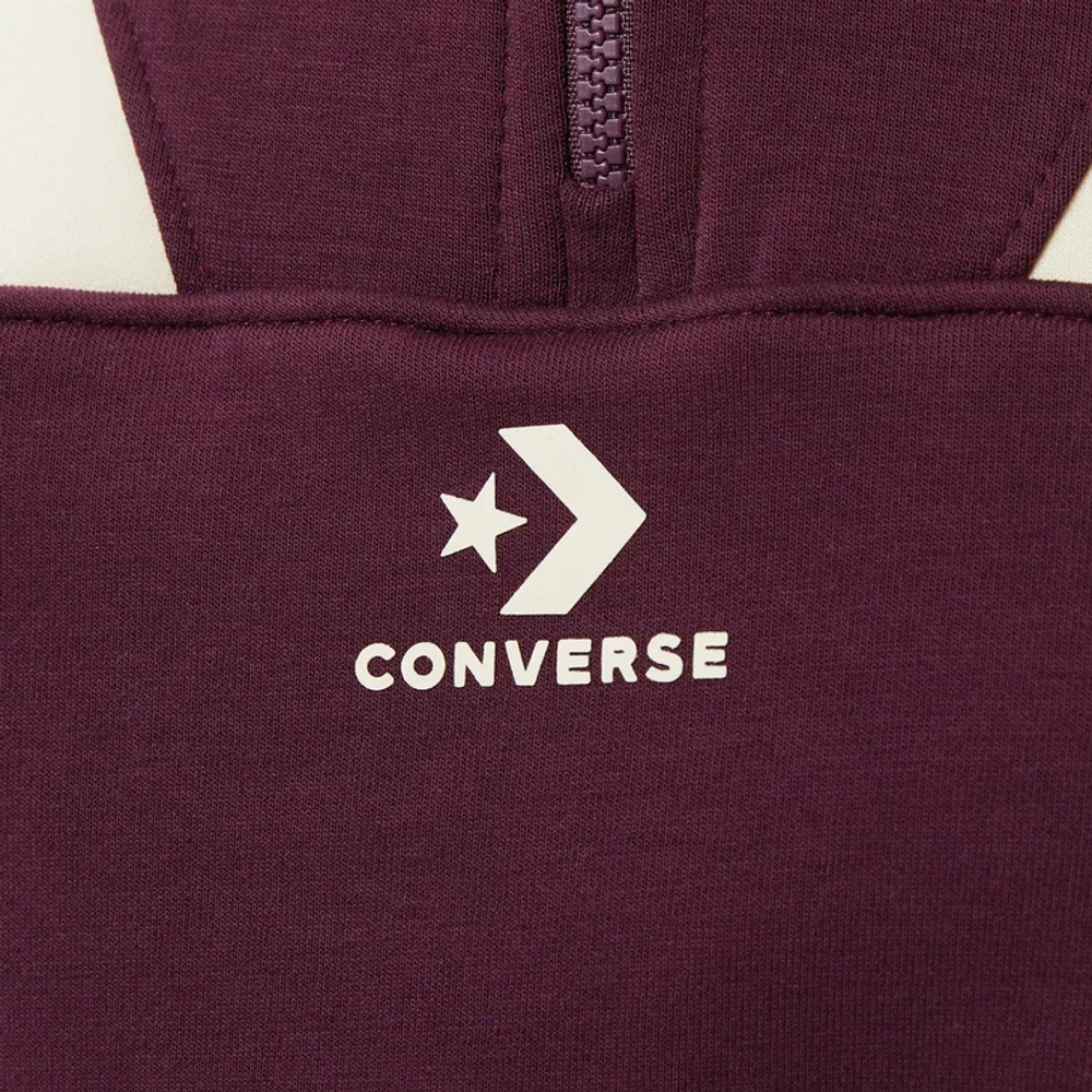 Женская толстовка Converse бордового цвета - CONVERSE