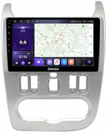 Магнитола для Renault Logan/Sandero 2009-2014 - Kuberg SF-9944 QLed, Android 12, Быстрая, CarPlay, 4G SIM-слот