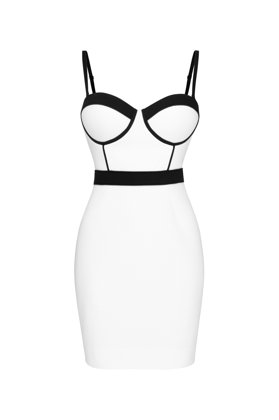 Платье-футляр Black&White mini