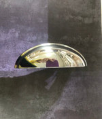 Ручка кнопка РАКУШКА , L-76, хром — купить в Якутске | Все для мебели