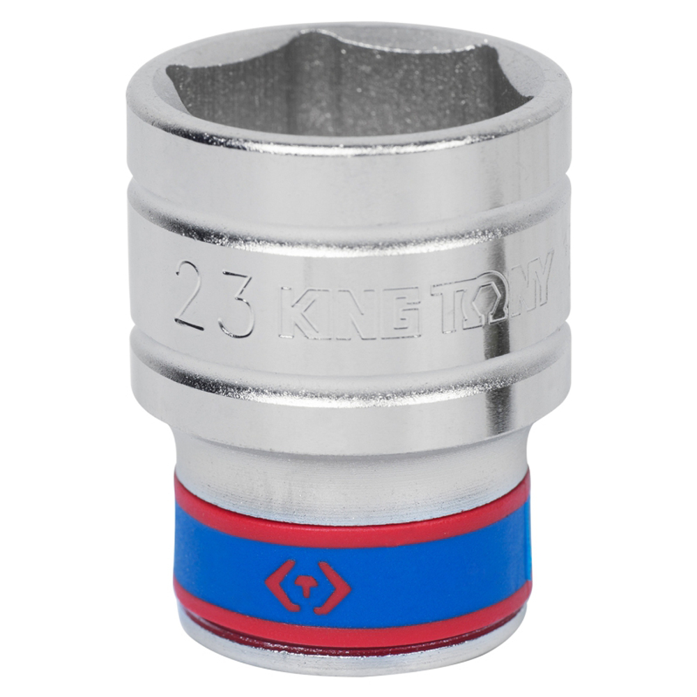 Головка торцевая стандартная шестигранная 1/2", 23 мм KING TONY 433523M