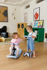 Самокат-качалка Mini Micro Deluxe Rock & Go LED, пудрово-розовый