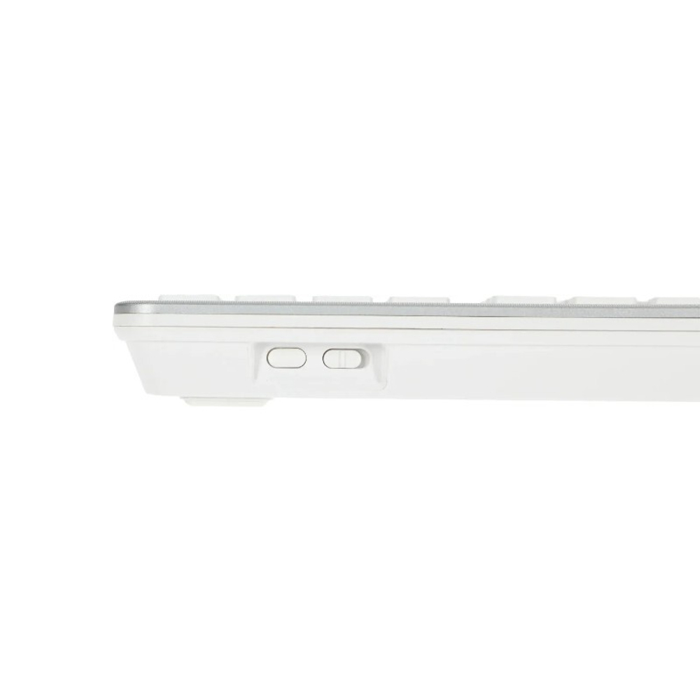 Клавиатура A4Tech Fstyler FBK25 (мембранная, беспроводная 2.4 GHz, Bluetooth) белая, slim