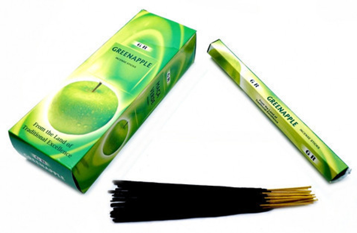 GR Green Apple шестигранник Благовоние Зеленое яблоко