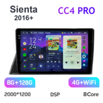 Teyes CC4 Pro 10,2" для Toyota Sienta 2016+ (прав)
