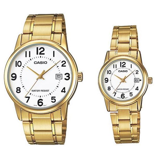 Парные часы Casio Standard: MTP-V002G-7BUDF и LTP-V002G-7BUDF