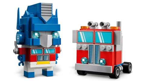 Конструктор LEGO BrickHeadz 40803 Робот и транспортное средство Оптимуса Прайма