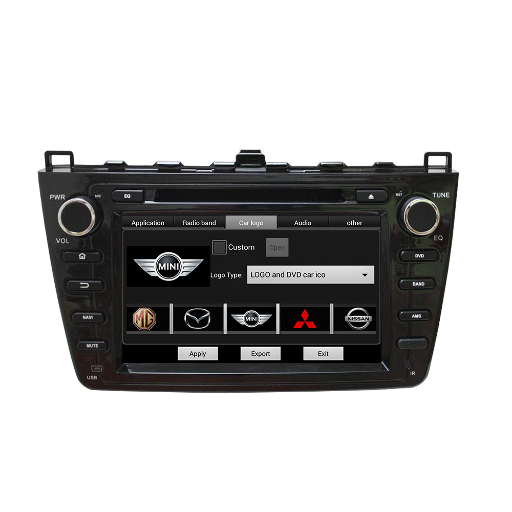 Установочный комплект для MAZDA 6 2007-2012 черный  KUBERG KD-8001b-P5